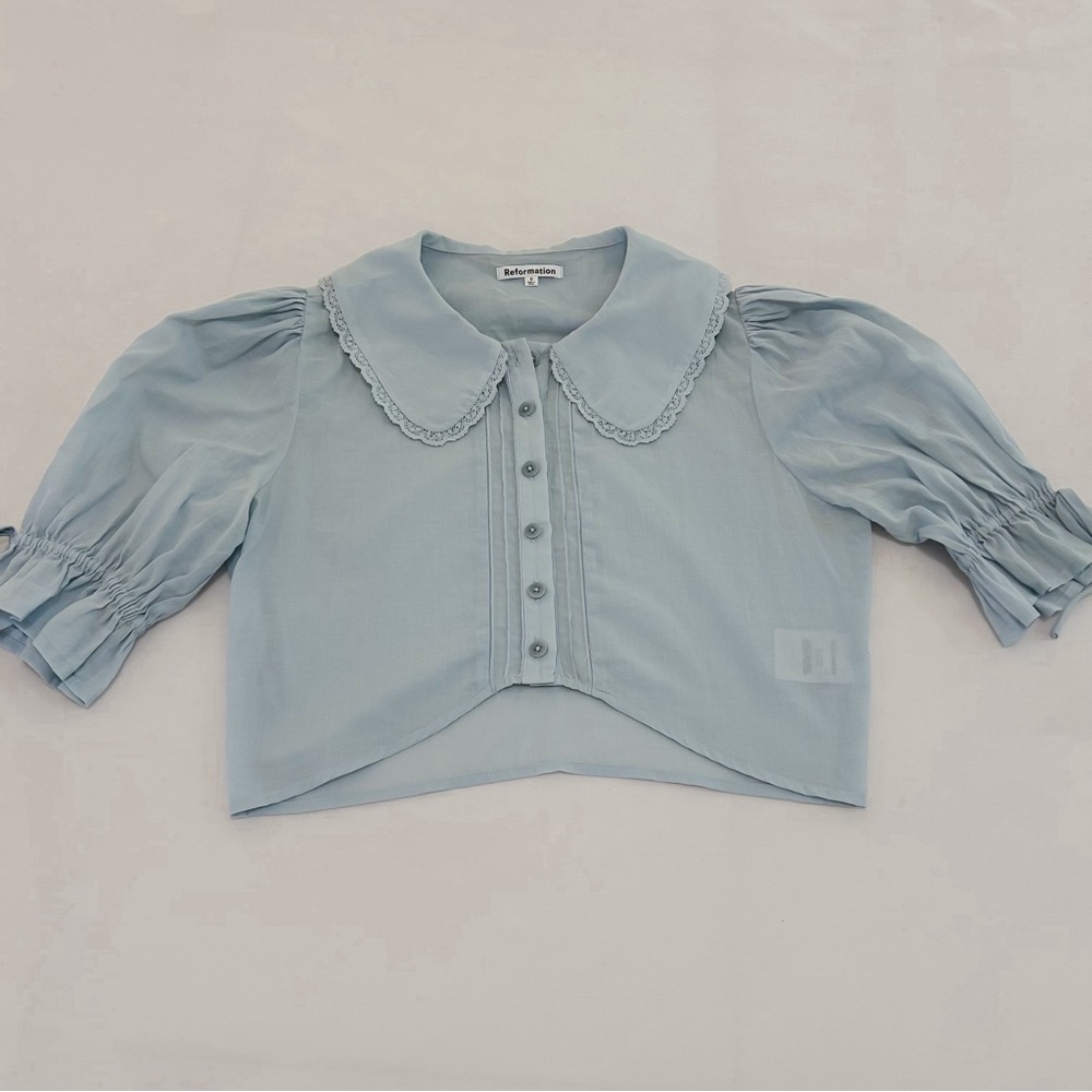 Reformation Peter-Pan Blouse